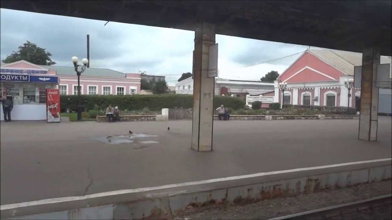Мичуринск кисловодск. Станция Тамбов 1. Вид из окна поезда в Краснодар из Тамбова.