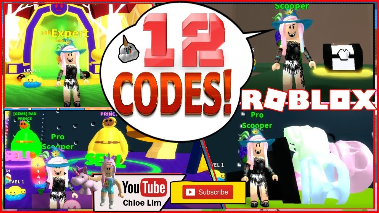 Chloe Tuber Roblox Ice Cream Simulator 12 New Codes Rebirth Code And The Halloween Zone Loud Warning - roblox ice cream simulator pets