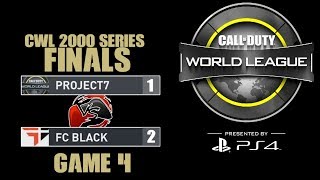 CWL 2k Series COD BO4 Finals Project 7 vs FC BLACK | Game 4 | 07/01/2019