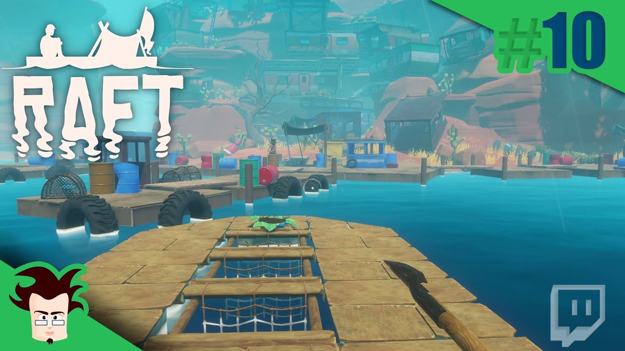 Déchetterie island | Part 10 | RAFT en MULTI | Gameplay FR - YouTube