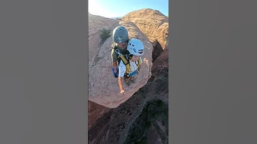 She was shaking like crazy during her tandem BASE jump! #youtubeshorts #travel #fear #emotional