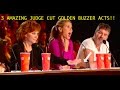 3 AMAZING JUDGE CUT GOLDEN BUZZERS!! - America's Got Talent 2016