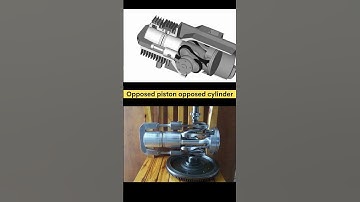 OPOC Engine | Opposed piston Opposed cylinder #engine #cad #3ddesign #learn #engineering #science