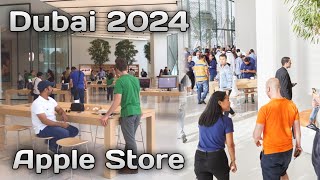 Dubai Mall 🇦🇪 Apple Store 2024 | New Products Review | iPhone Updated Prices [4K]