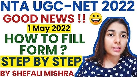 Big Update📣NTA UGC-NET 2022 FORM🔥 NTA UGC-NET Update by Shefali Mishra | UGC NET 2022 New Forms