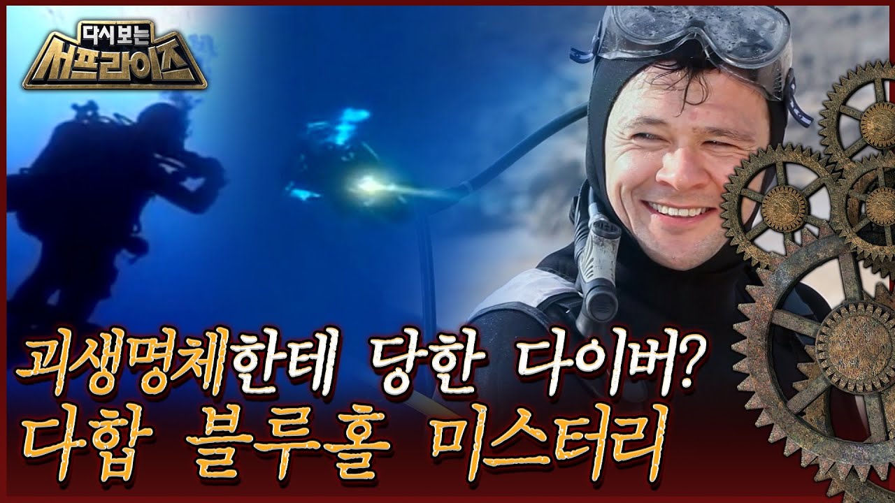 [다시보는 서프라이즈] 괴생명체한테 당한 다이버? 다합 블루홀 미스터리 MBC151025방송