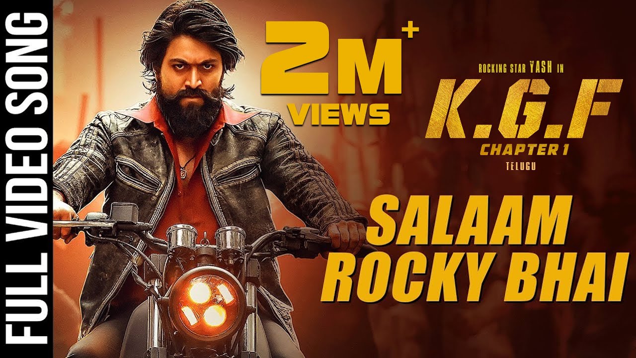 Salaam Rocky Bhai Full Video Song  KGF Telugu Movie  Yash  Prashanth Neel  Hombale Films