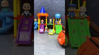 Satisfying with Unboxing &amp; Review Cocomelon JJ Car Collection Toys ASMR #shorts #cocomelon #toys