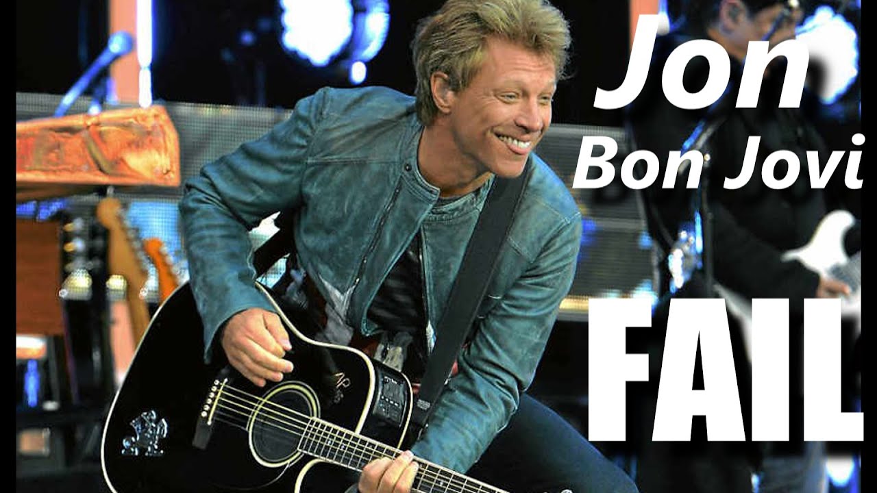 Jon Bon Jovi FAIL┃RockStar FAIL