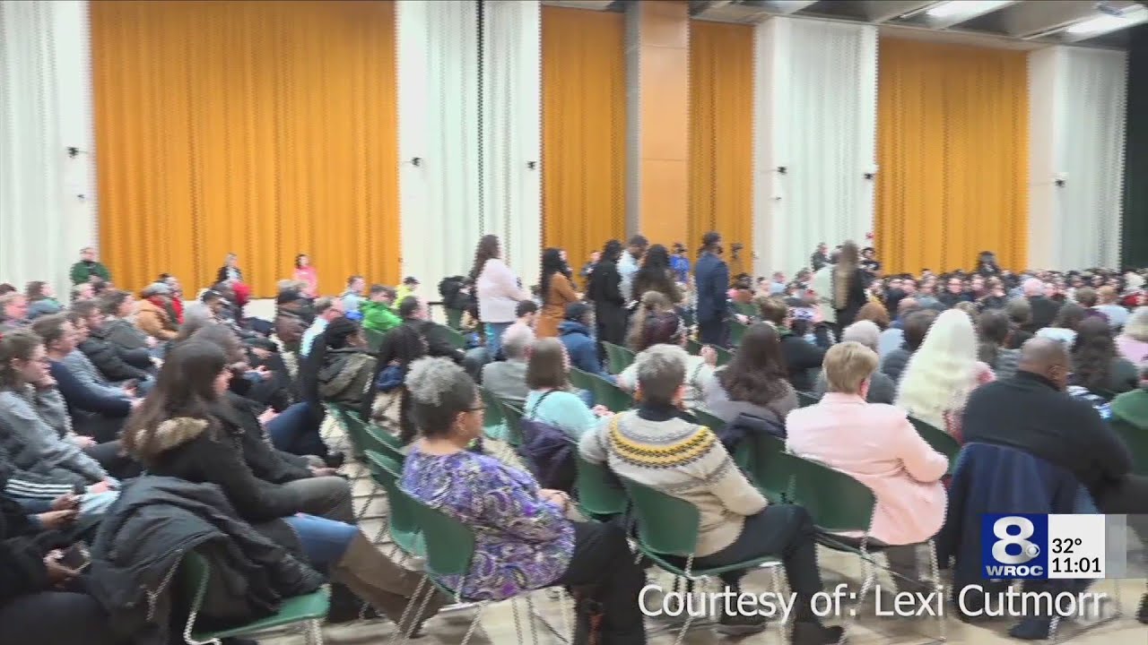 Hundreds attend Brockport town hall YouTube