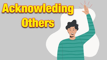 Acknowledging Others - A Superpower