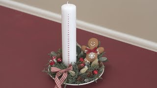 DIY : Make a cosy Advent candle decoration for Christmas by Søstrene Grene