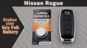 Replace a Nissan Rogue 2023-2025 Key Fob Battery