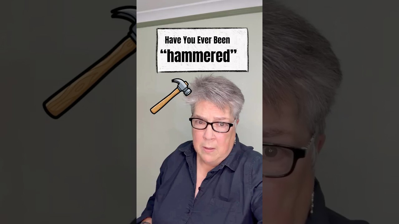 What Does it Mean "To Be Hammered?" #languagelearning #esl  #english #teacher #idioms #hammered