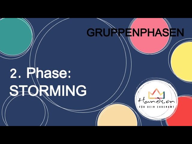 Gruppenphasen, Teil 3 "2. Phase: STORMING"