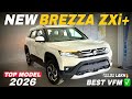 New Maruti Brezza Zxi Plus Top Model 2026🔥 | Brezza On Road Price | Features Mileage Review ✅