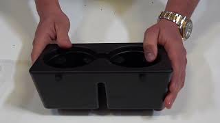 Unboxing CCHI GMCH 0714 Dual Cup Holder for Silverado Sierra Avalanche Escalade  floor console only