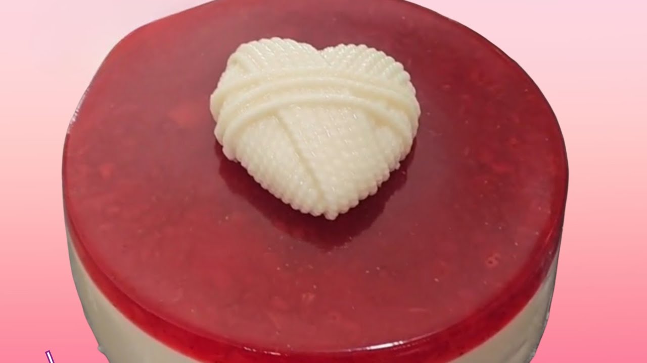 GELATINA FRESAS CON CREMA