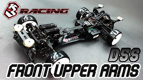 How to Install the Front Upper Arms onto the 3Racing 1/10 Sakura D5S RWD Drift Chassis