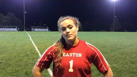 Easton goalkeeper Sarah Lutz talks after win over ...