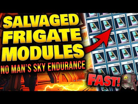 No Man's Sky ENDURANCE How To Get SALVAGED FRIGATE MODULE FAST!