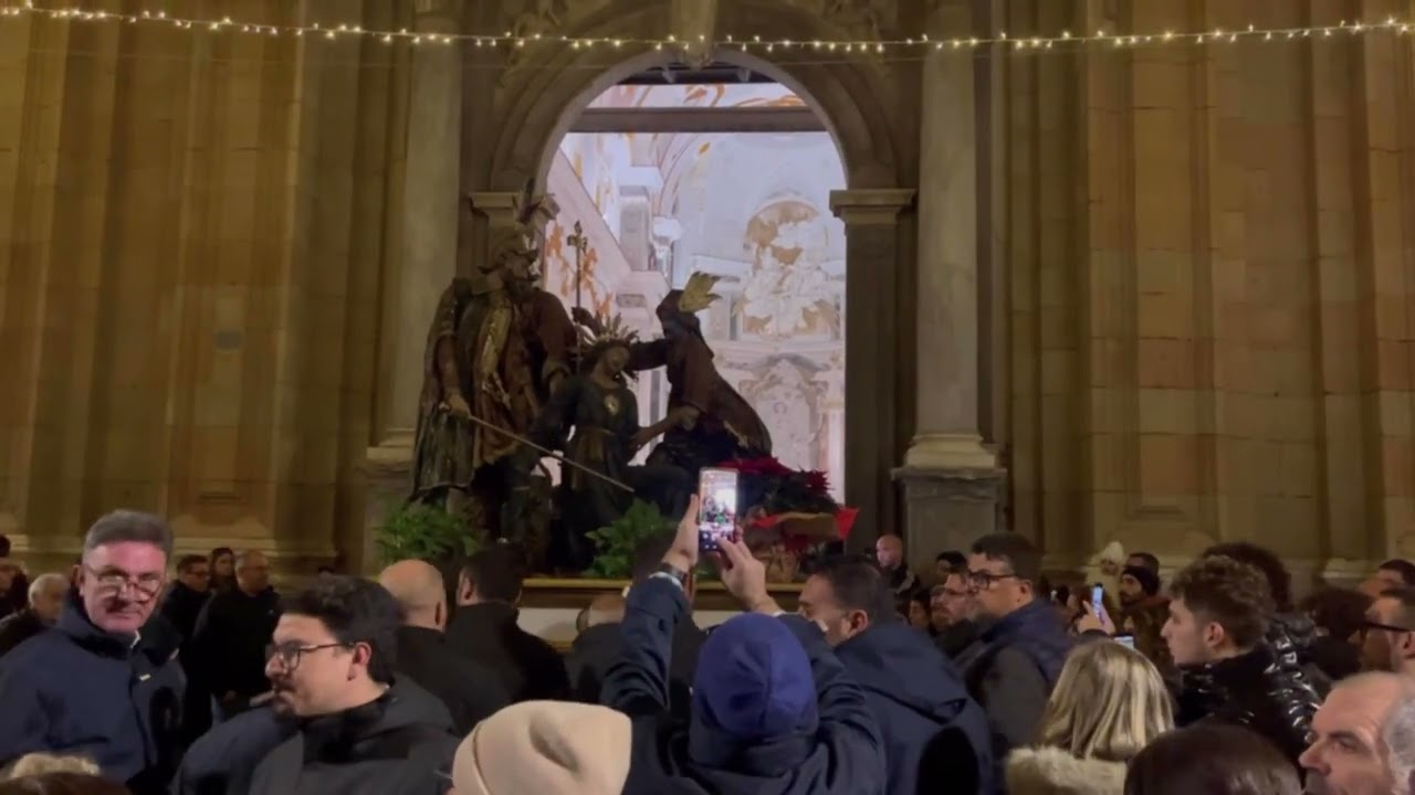 (Trapani)Trasferimento Temporaneo dei Sacri Gruppi dei Misteri alla Chiesa del Collegio 12/2025