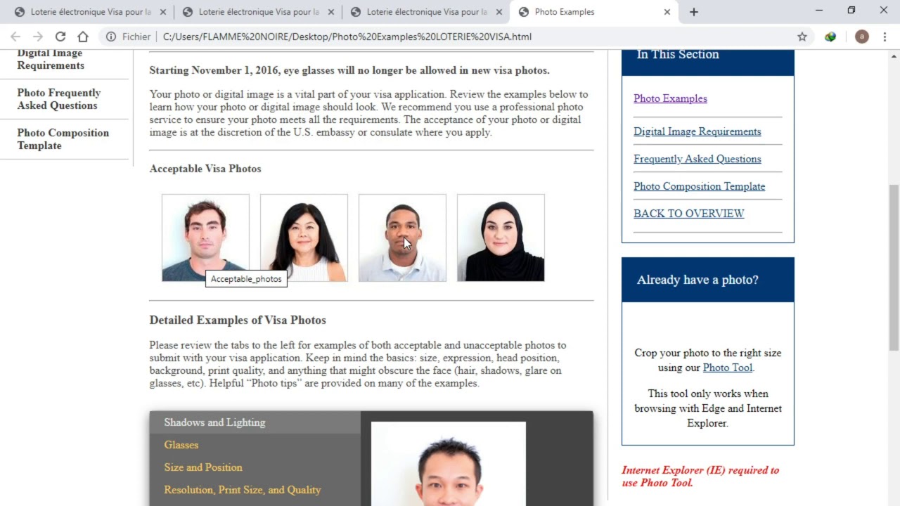 LOTERIE VISA 2021 SANS PASSEPORT COMMENT JOUER? - YouTube