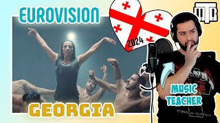 Georgia Eurovision 2024 Reactionalysis - Music Teacher Analyses "FireFighter" by Nutza Buzaladze