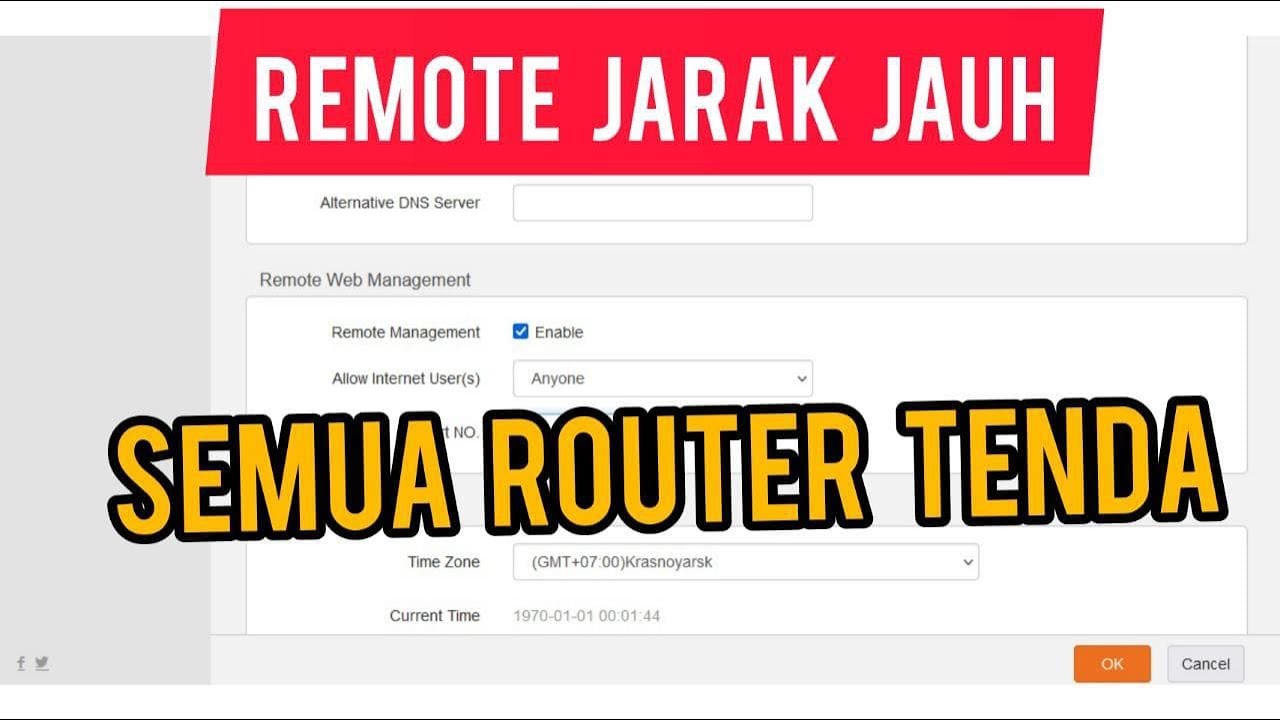 Cara Remote Management Router Tenda - YouTube