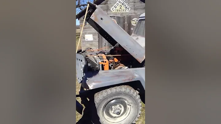 1953 Willys Flat Bed Truck restoration, Richard Hi...