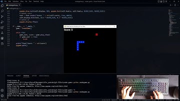 How to make the Snake game using pygame in Python