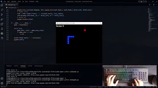 How to make the Snake game using pygame in Python