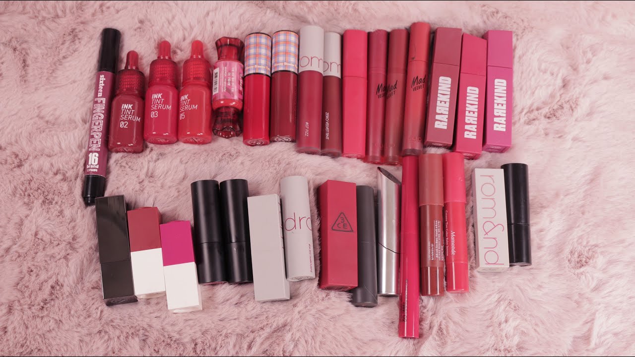 겨울쿨톤 립추천 1.국내편 : 체리,플럼,레드립 다모였어요! winter cool toned lips