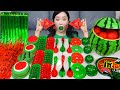 Fra sub watermelon desserts  jelly  macaron  noodles spoon jelly recipe mukbang asmr ssoyoung