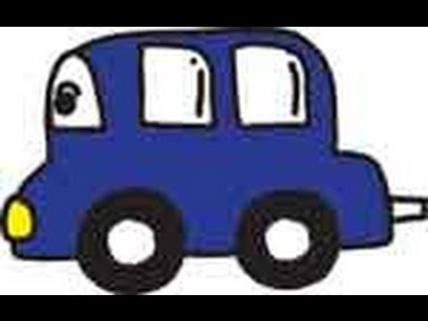Blue Car Color Song for Kids