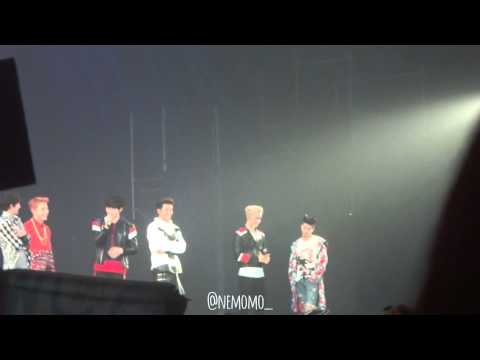 FANCAM 141011 2PM World Tour Go Crazy in Bangkok (Talk - Junho Engrish ㅋㅋ)