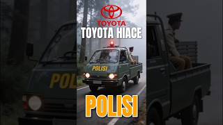 mobil dinas polisi jadul @BabangSonyVideo #mobilpolisi #toyotahiace #mobiljadul