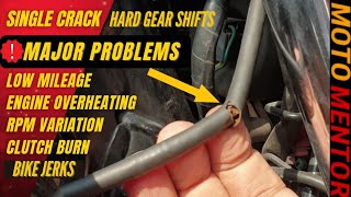 How I Fixed Hard Gear Shift / RPM Fluctuation / Over Heating / Low Mileage of my Bike motorcycle