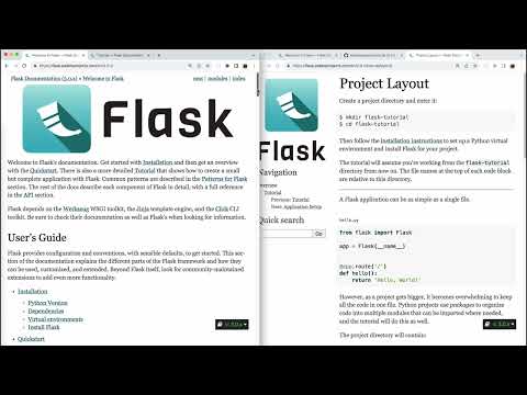 Flaskr Tutorial Reading - Part 01 Intro - Project Layout