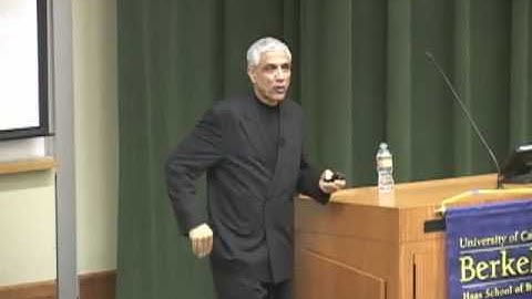 Vinod Khosla on "The Innovation Ecosystem" - Haas School