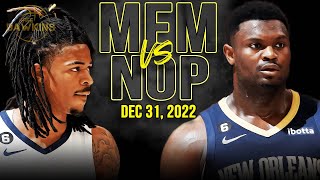 Memphis Grizzlies vs New Orleans Pelicans Full Game Highlights | December 31, 2022 | FreeDawkins