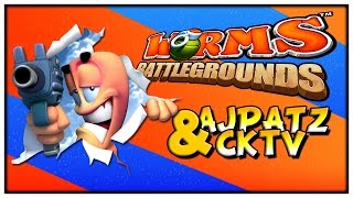 Worms Battlegrounds Multiplayer Funny Moments! (Xbox One) | Indiana Jones & Crazy Kills!