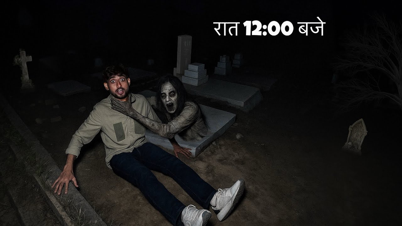Raat 12 Baje Kabristan Mein Ghost Challenge