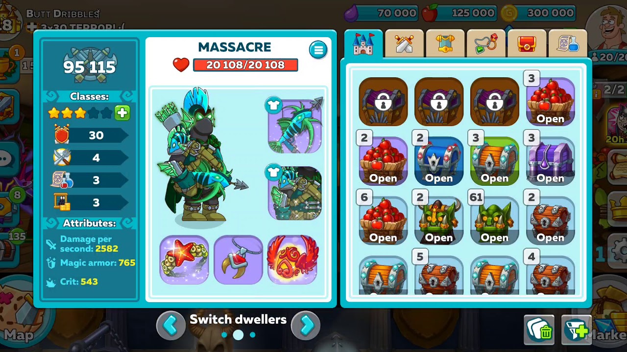 Hustle Castle | Great Underwater Challenge | Archer gear