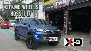 XD KMC Wheels 17" wrapped with Falken Wildpeak AT2 275x70 R17 on a Toyota Hilux @ RNH Tire Supply