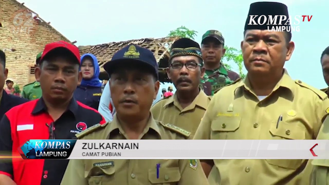 ANGIN KENCANG RUSAK BELASAN RUMAH