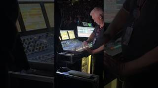 Robb Allan mixing FOH for Massive Attack Drew Parsons
