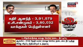 Vellore Lok Sabha Election 2019 Result Live Updates | வேலூர் தேர்தல் முடிவுகள் 2019