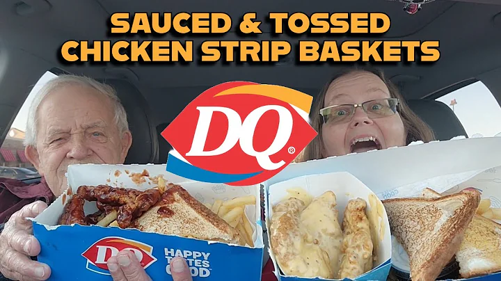 DQ Sauced & Tossed Parmesan Garlic and Honey BBQ Chicken Strips Review #foodreview #fastfood