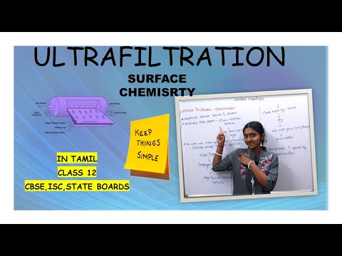 Ultrafiltration | In Tamil| Surface Chemistry| Class 12 | Colloidal Purification|